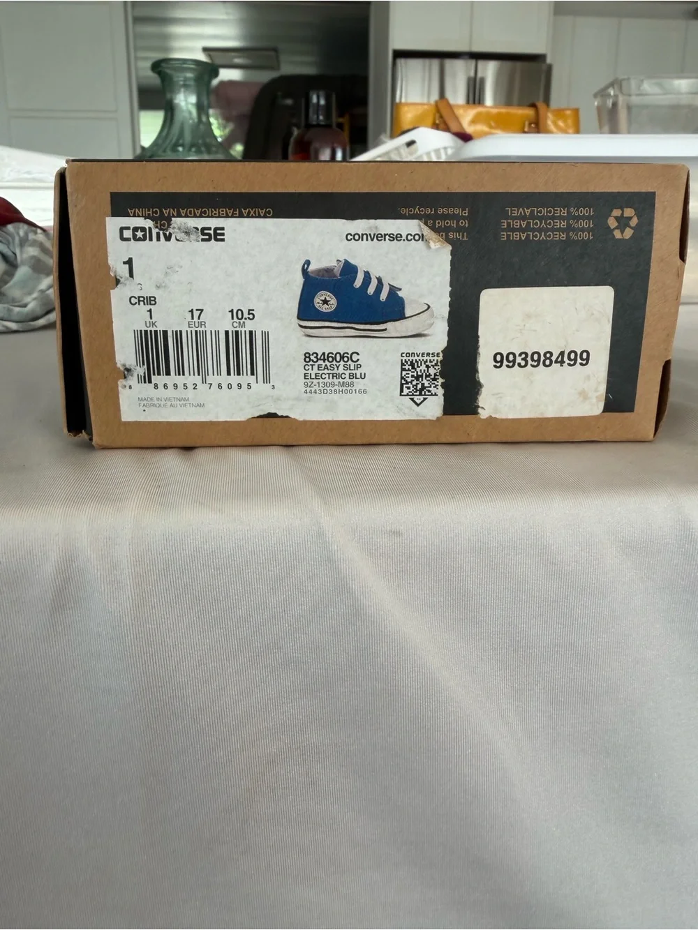 Converse Easy Slip Electric Blu Crib